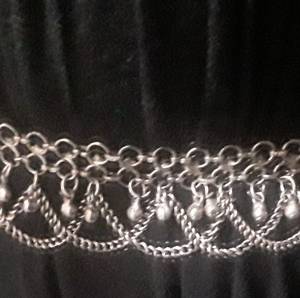 Silver belly dancer style belt !new photos added!!